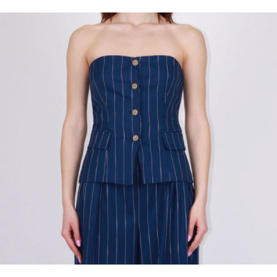 Berna Top Bustier Gessato Berna Top Bustier Gessato