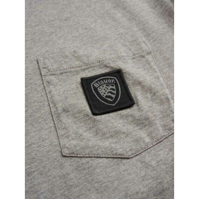 Blauer T-Shirt Melange Crowell Blauer T-Shirt Melange Crowell