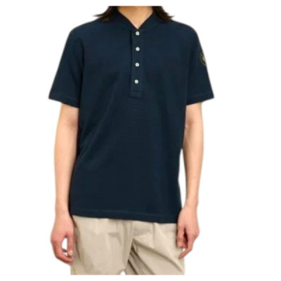 Blauer T-Shirt Serafino Harbor Blauer T-Shirt Serafino Harbor