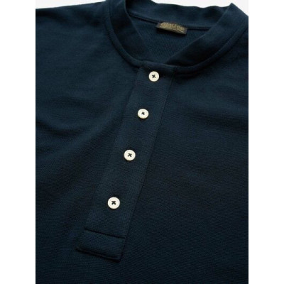 Blauer T-Shirt Serafino Harbor Blauer T-Shirt Serafino Harbor