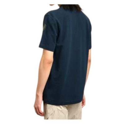 Blauer T-Shirt Serafino Harbor Blauer T-Shirt Serafino Harbor