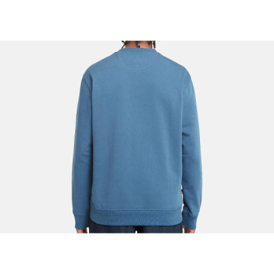 Timberland Felpa Girocollo Con Logo Established 1973 Ricamato Da Uomo In Blu Scuro Timberland Felpa Girocollo Con Logo Established 1973 Ricamato Da Uomo In Blu Scuro