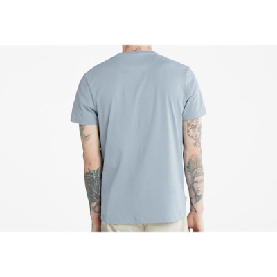 Timberland T-Shirt Dunstan River Da Uomo In Celeste Timberland T-Shirt Dunstan River Da Uomo In Celeste