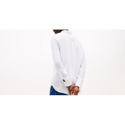 Tommy Hilfiger Camicia Regular Fit In Puro Lino Tommy Hilfiger Camicia Regular Fit In Puro Lino