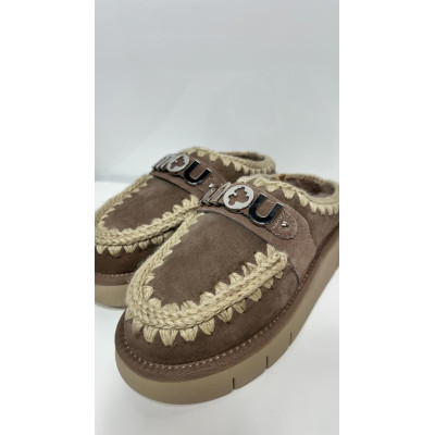 Mou Bounce Clog Metal Logo Mou Bounce Clog Metal Logo