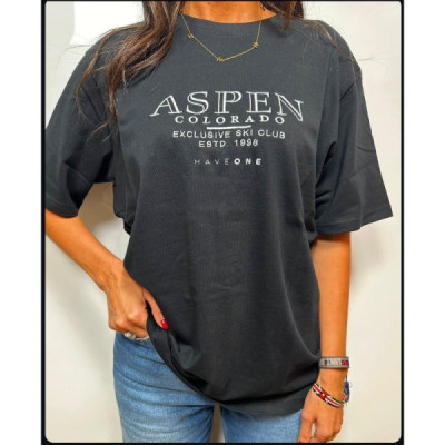 Haveone T-shirt Con Scritta Aspen Haveone T-shirt Con Scritta Aspen