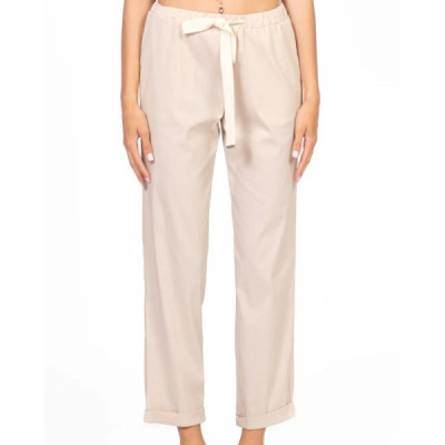 Vicolo Pantalone Popeline Elastico In Vita Vicolo Pantalone Popeline Elastico In Vita