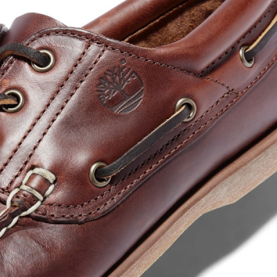Timberland Scarpa Da Barca Da Uomo Classica Authentic In Marrone Timberland Scarpa Da Barca Da Uomo Classica Authentic In Marrone