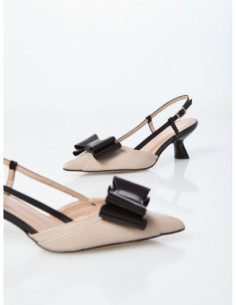 Ovyè Slingback In Pelle Samara