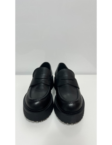 Ovyè Mocassino In Pelle Abrasiva