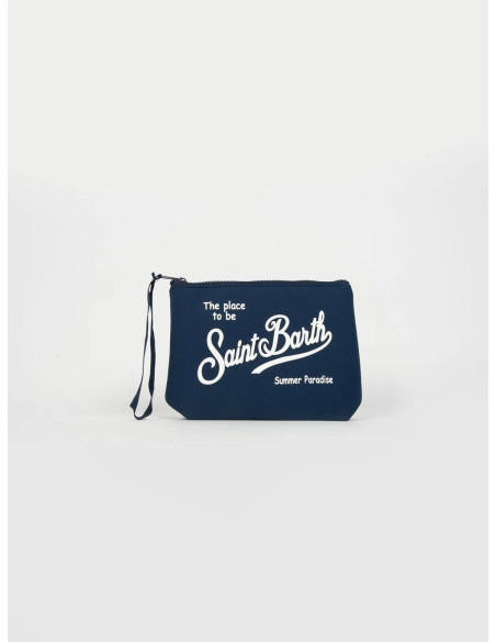 Saint Barth Pochette Aline Blue Navy