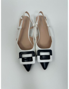 Susy Mix Slingback Bassa In Ecopelle