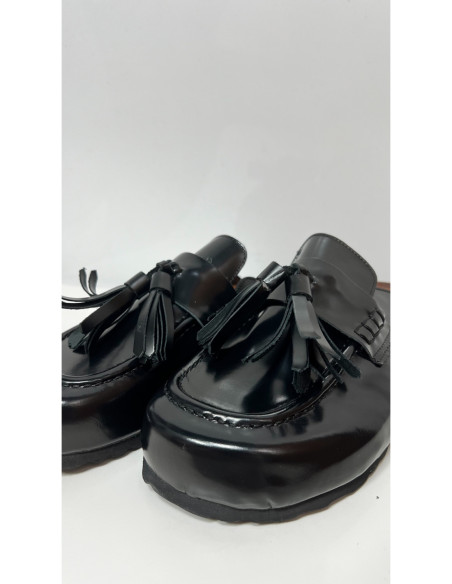 Ovyè Mocassino In Pelle Con Nappine