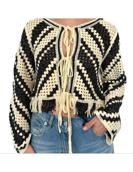 Haveone Cardigan Traforato