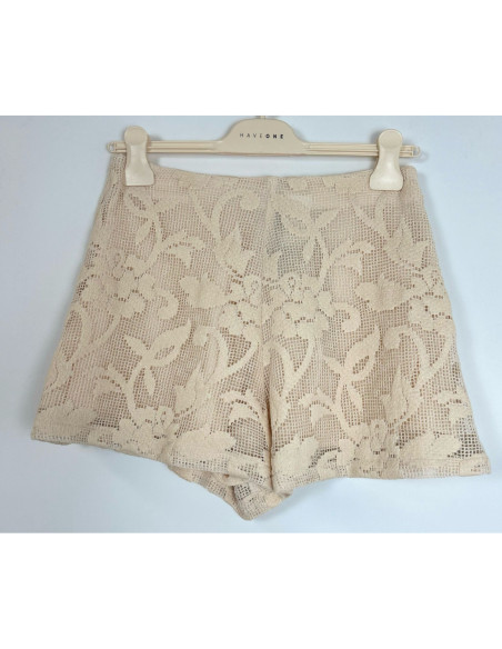 Haveone Short Burro Con Ricami