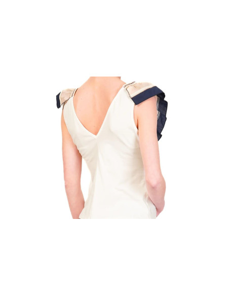 Haveone Top Scollo V Rouches