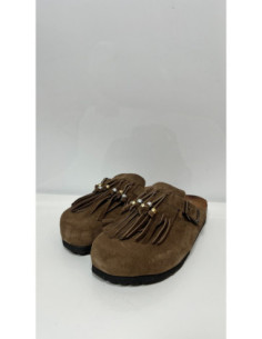 Ovyè Scarpe In Camoscio Taupe