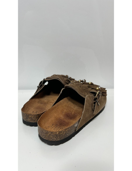 Ovyè Scarpe In Camoscio Taupe