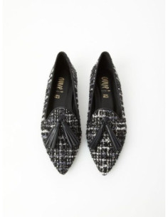 Ovyè Scarpe Nere In Tweed