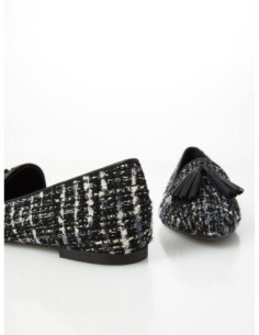 Ovyè Scarpe Nere In Tweed 2