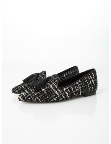 Ovyè Scarpe Nere In Tweed