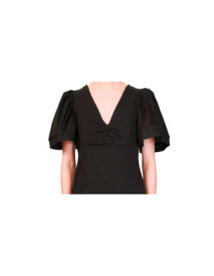 Haveone T-shirt Scollo V Con Arricciatura