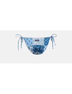Saint Barth Virgo Slip Mare Classico Con Stampa Patch Floreale 2