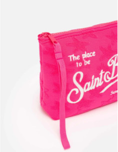 Saint Barth Pochette Aline Sponge Terry Embossed Stars 2