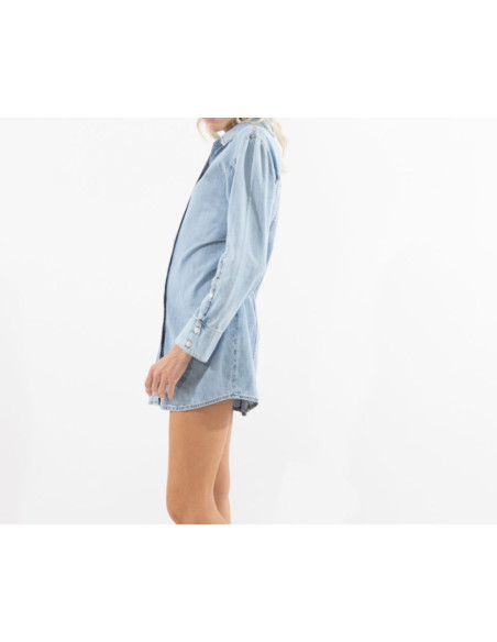 Haveone Vestito Chemisier In Denim