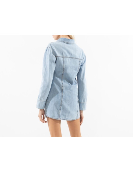 Haveone Vestito Chemisier In Denim