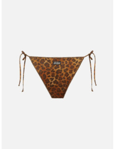 Saint Barth Marielle Slip Mare Classico In Lurex Con Stampa Animalier 2