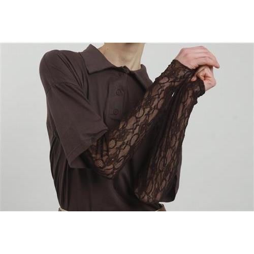 Susy Mix Polo Con Maniche In Pizzo