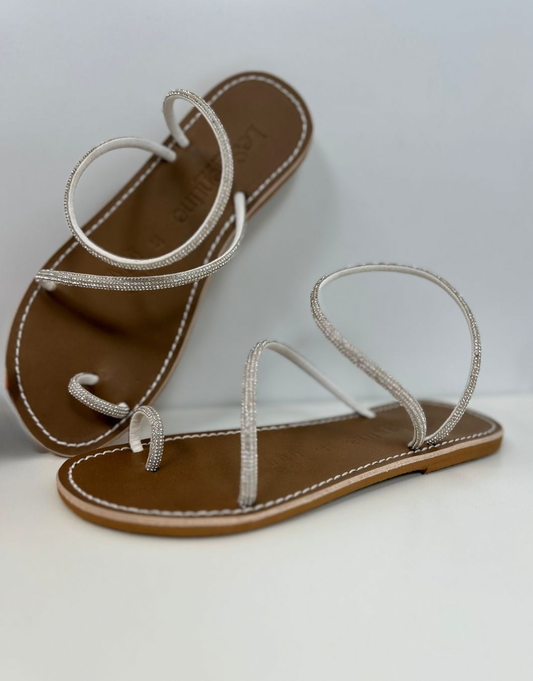 Le Salentine Sandali Flat Strass