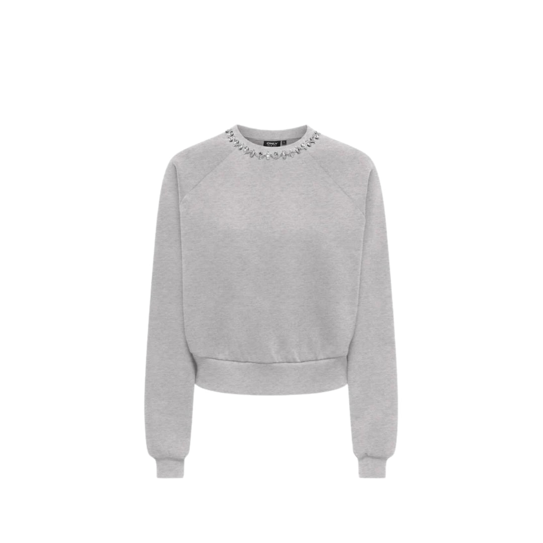Felpa Only Girocollo Strass
15355912LIGHT GREY