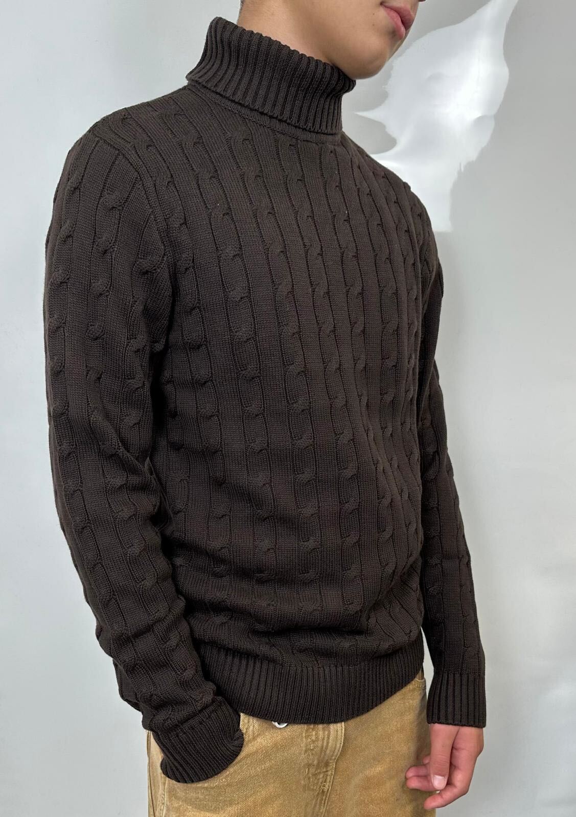 Selected Pullover A Collo Alto