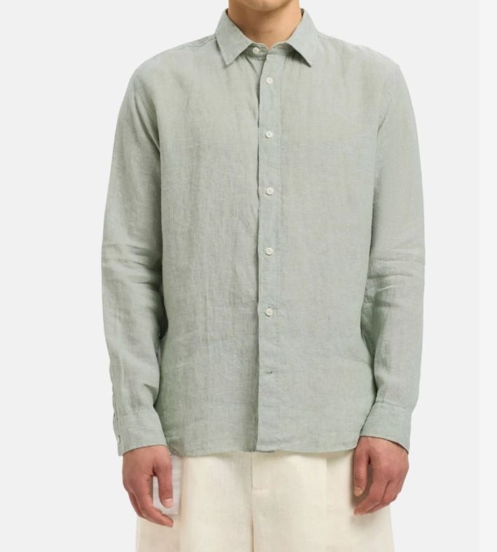 Selected Camicia In Lino A Maniche Lunghe