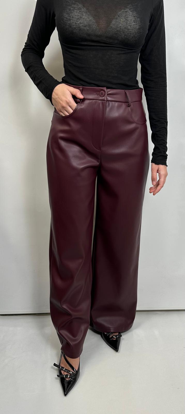 Tensione In Pantalone In Ecopelle