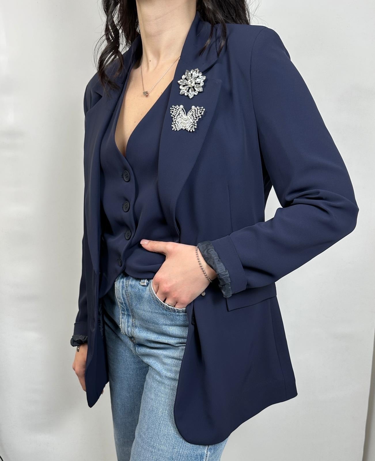 Tensione In Blazer Monopetto