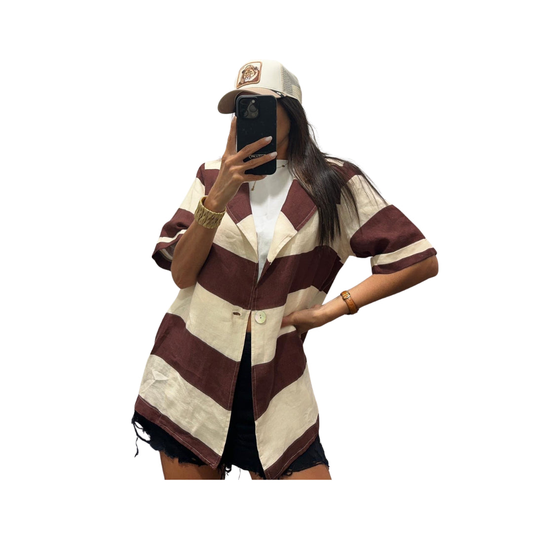 Giacca A Righe Susy Mix

261911U75