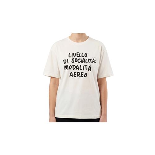 T-shirt relaxed fit con maxi stampa Livello di socialità

263151/128