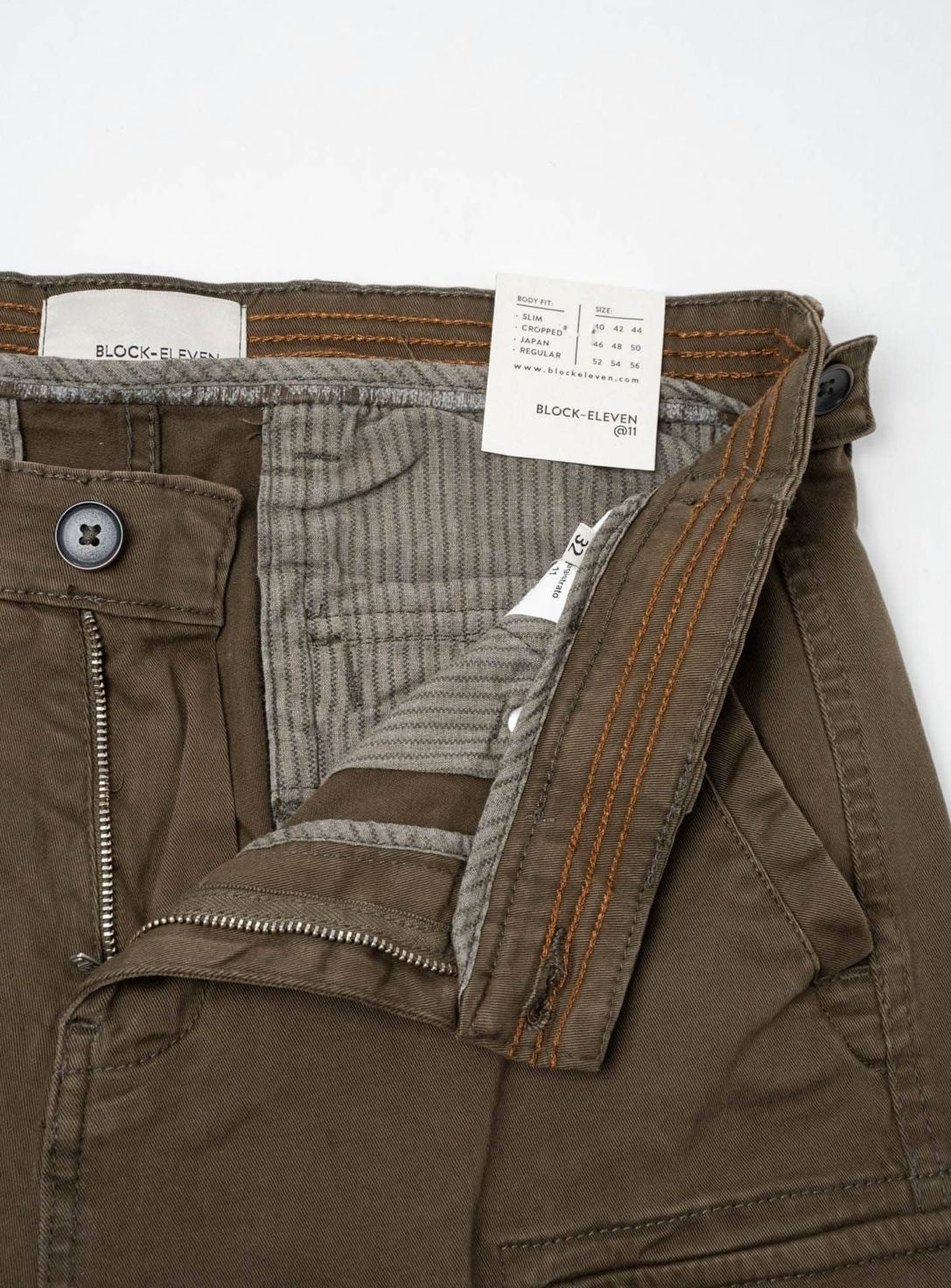 BL.11 Pantaloni Cargo Army