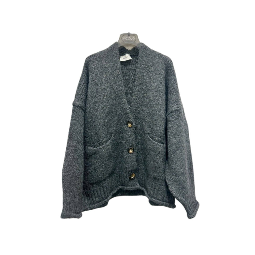 Vicolo Maxi Cardigan con Bottoni

33053F