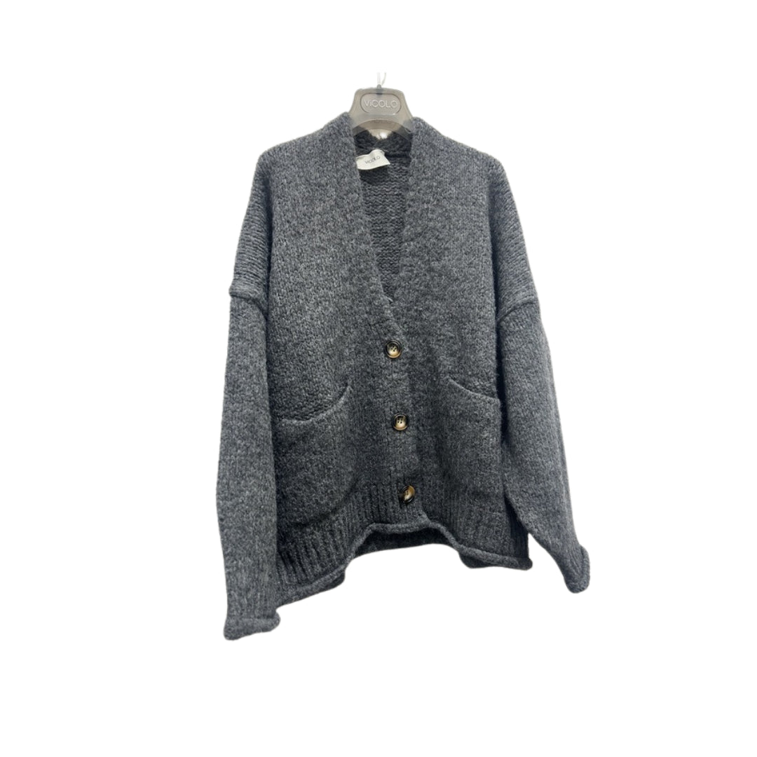 Vicolo Maxi Cardigan con Bottoni

33053F