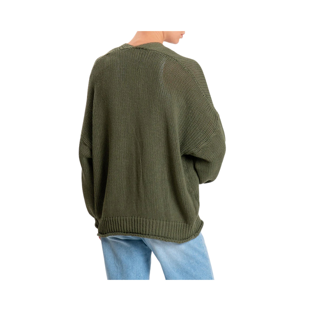 Vicolo Cardigan Bottoni Con Tasche 
3AB3015