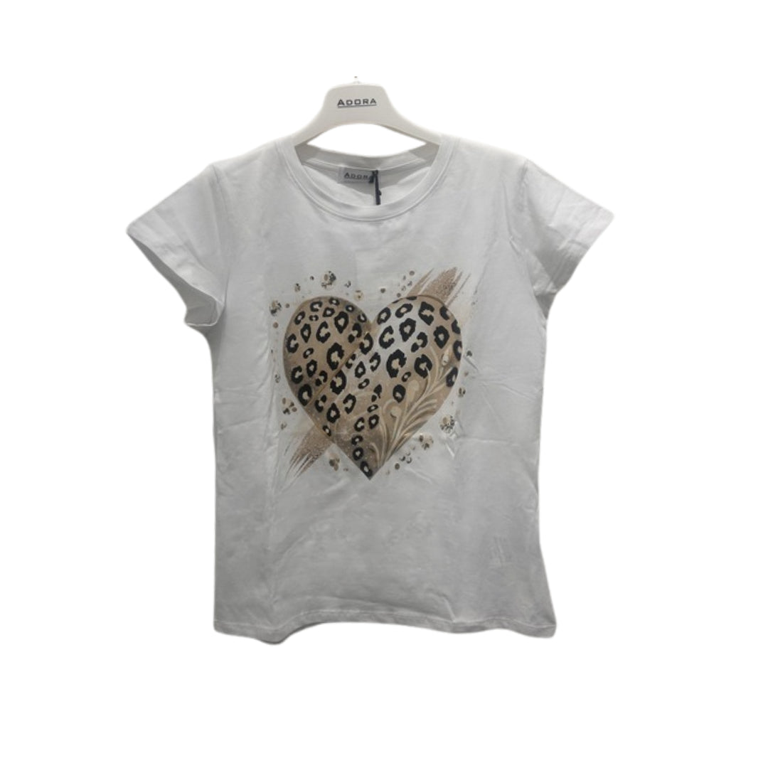 Adora T-shirt Con Stampa Cuore

41290