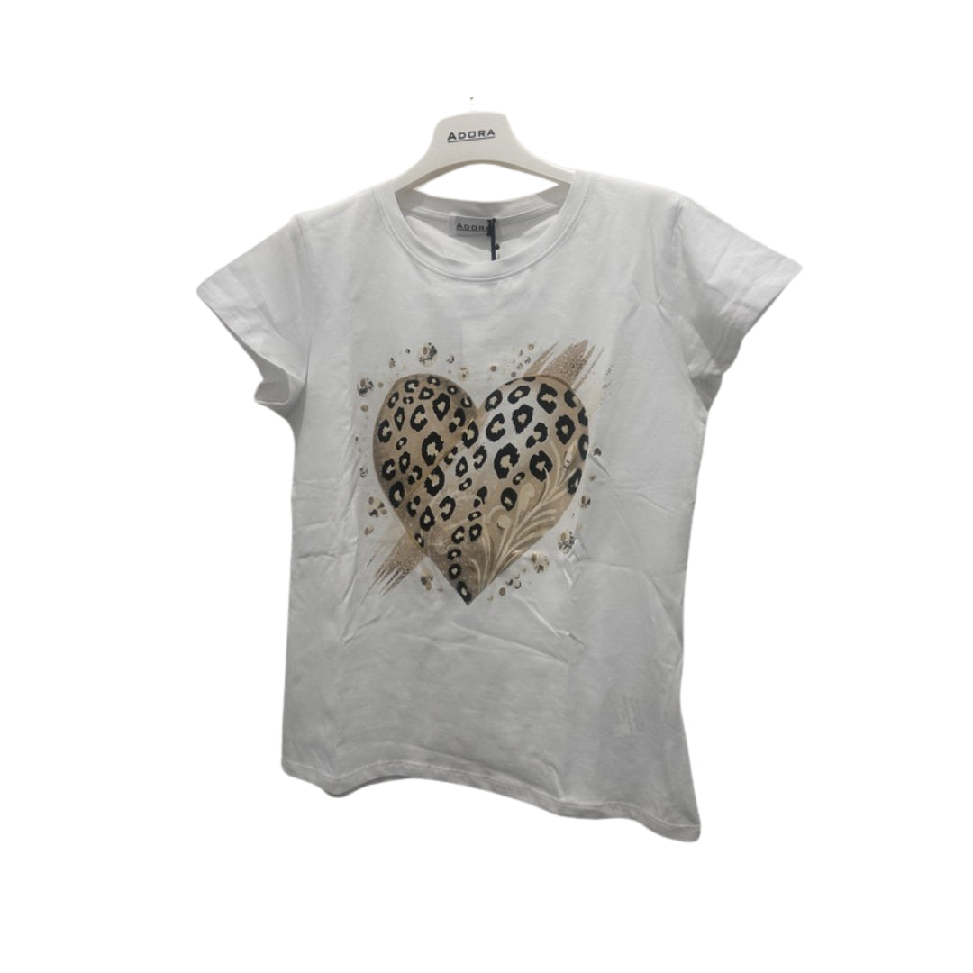Adora T-shirt Con Stampa Cuore

41290