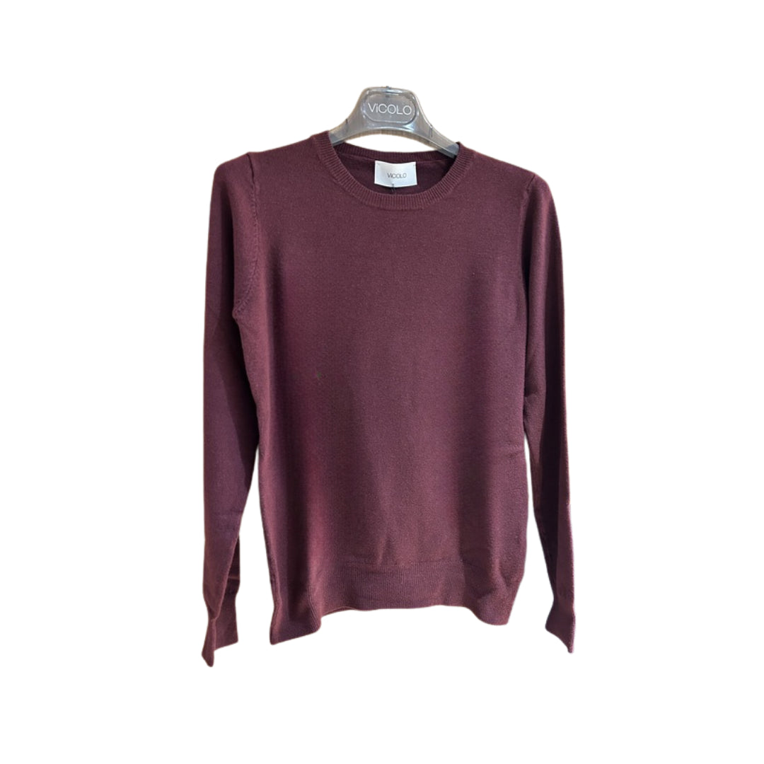 Vicolo Girocollo Basic in Viscosa

44011F