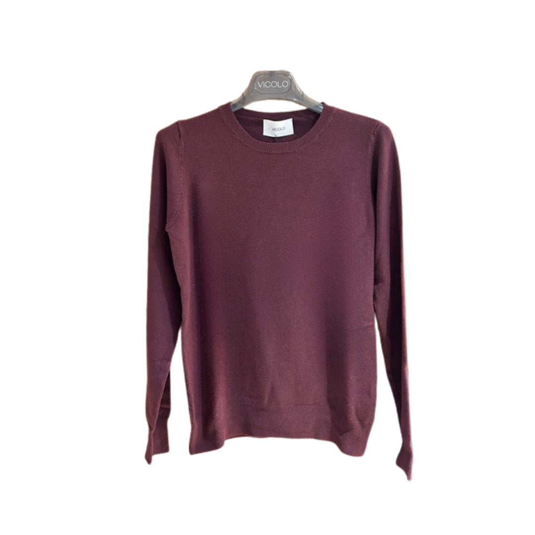 Vicolo Girocollo Basic in Viscosa

44011F