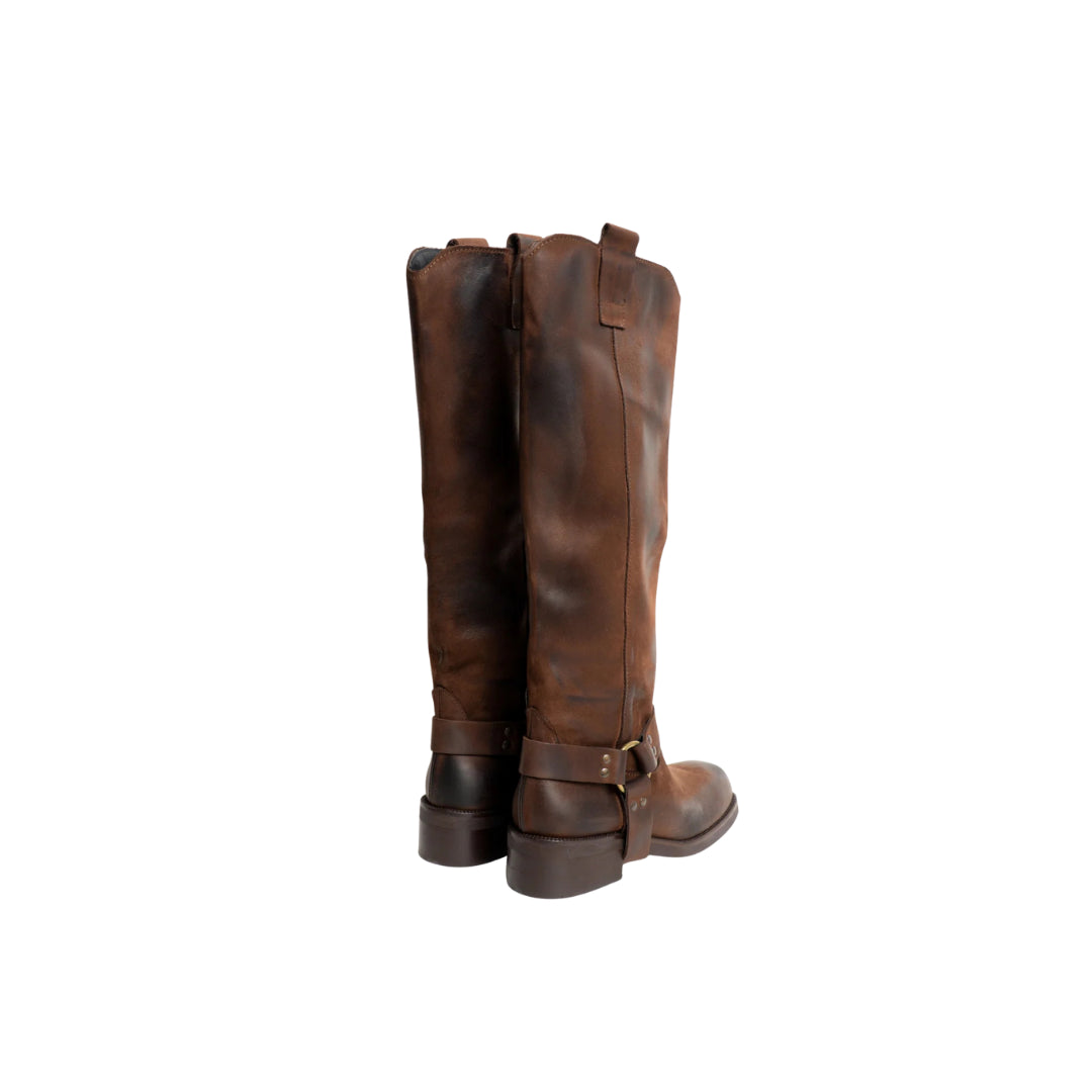 Divine Follie Stivale Biker Pelle Invecchiata

4612