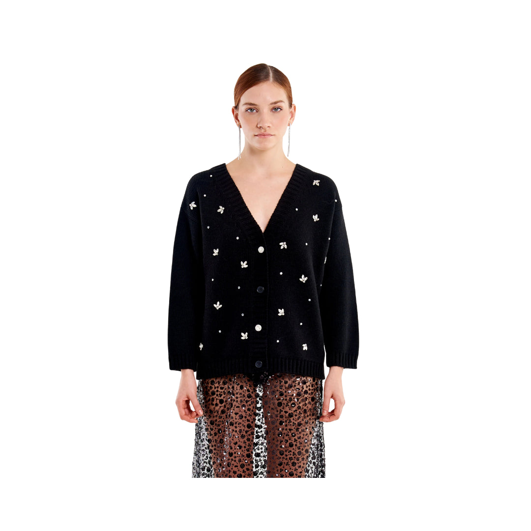 Vicolo Cardigan Con Fiocco e Cabochon

55153F